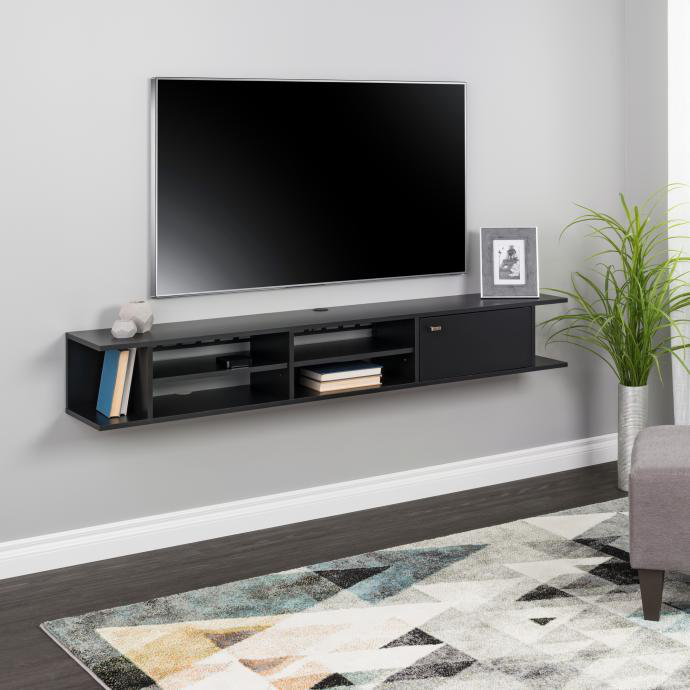 Mercury Row® Gilkey Floating TV Stand for TVs up to 85" & Reviews Wayfair